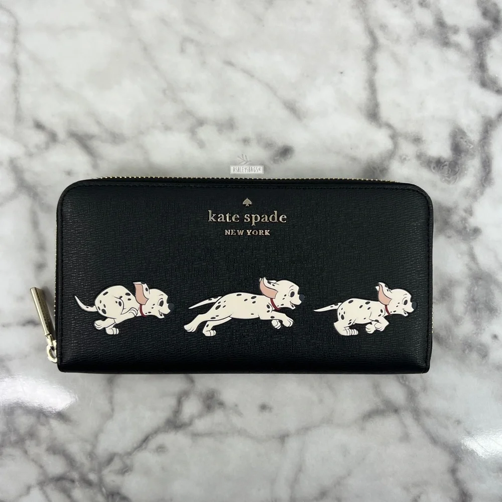 Disney X Kate Spade New York Large Continental 101 Dalmatians Wallet